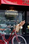 baguettes sur la bicyclette